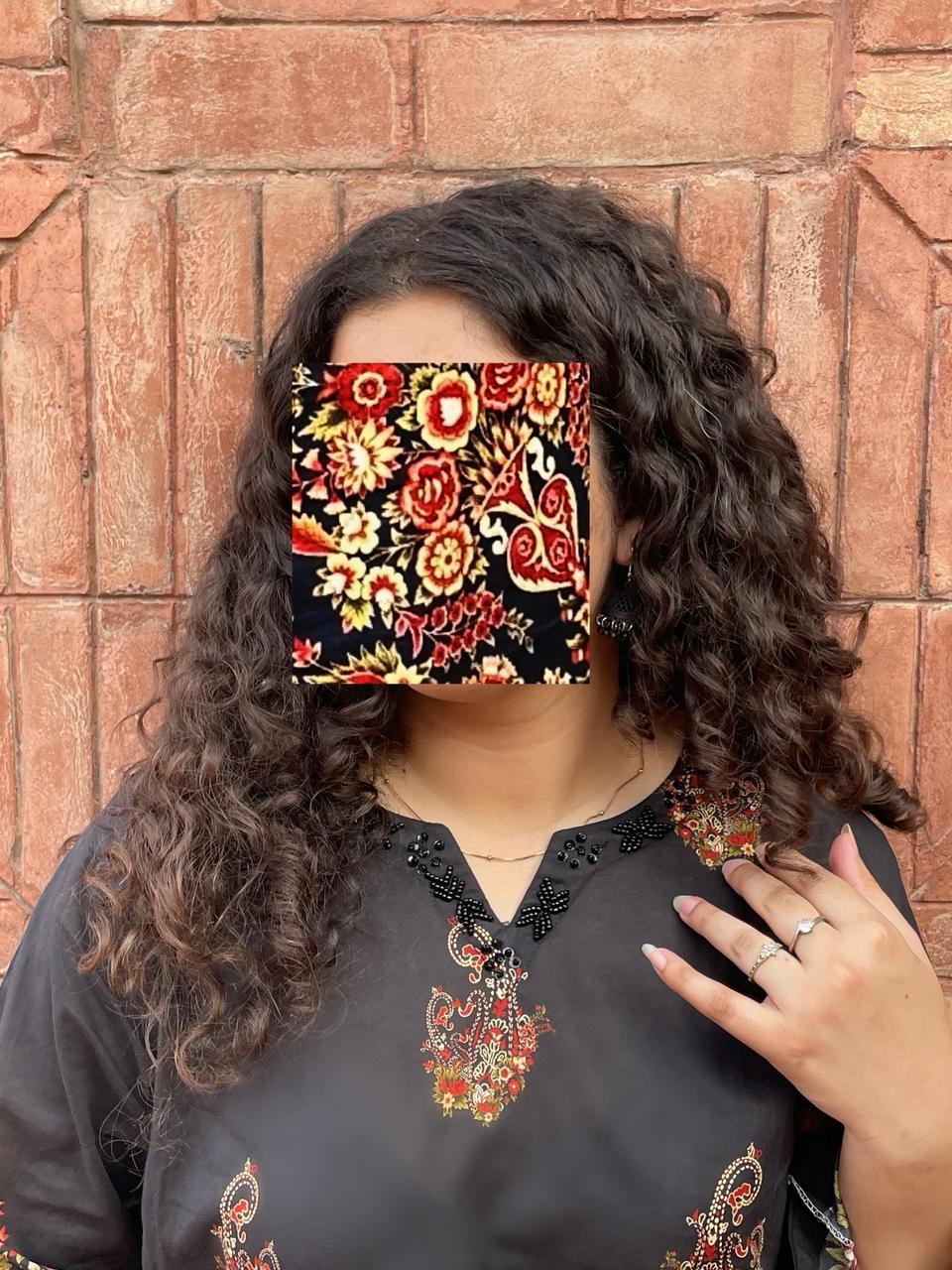 Black and rust Coord set