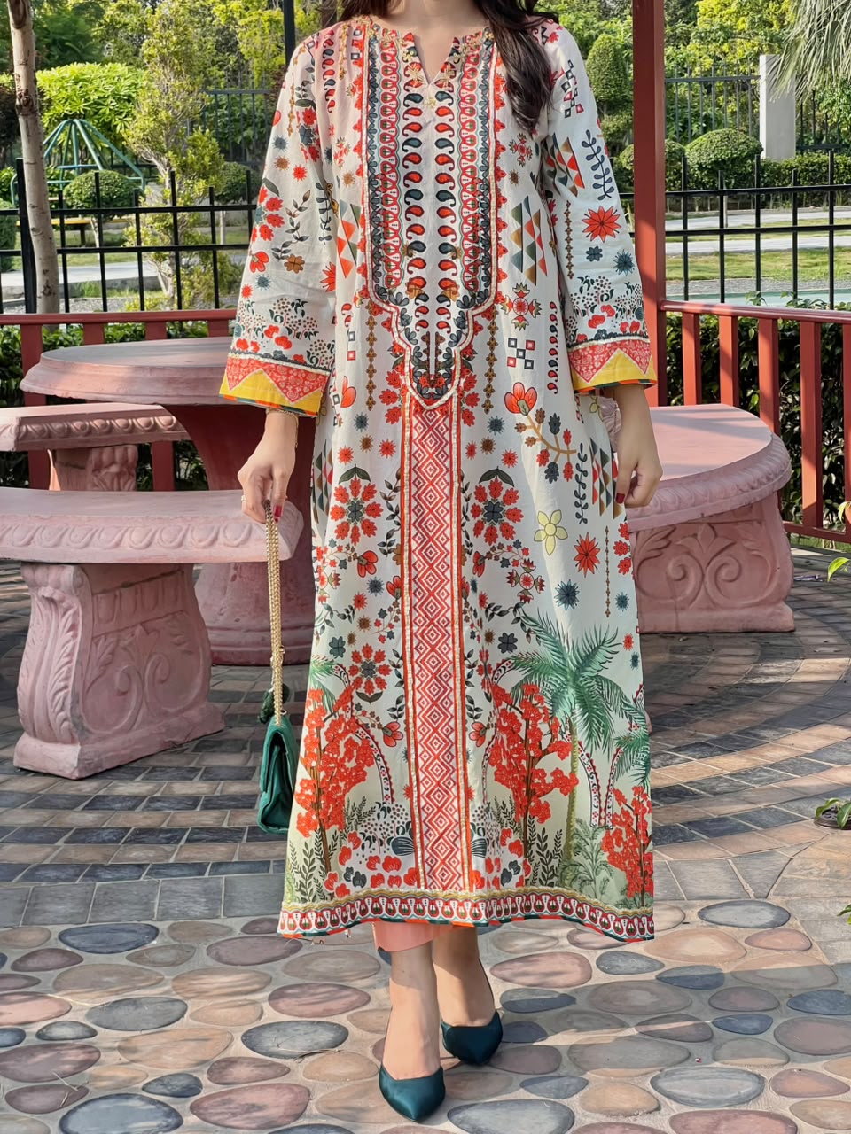 Peach Gotta Kaftan
