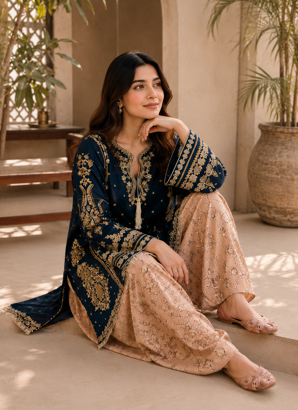 Amna Farshi Set